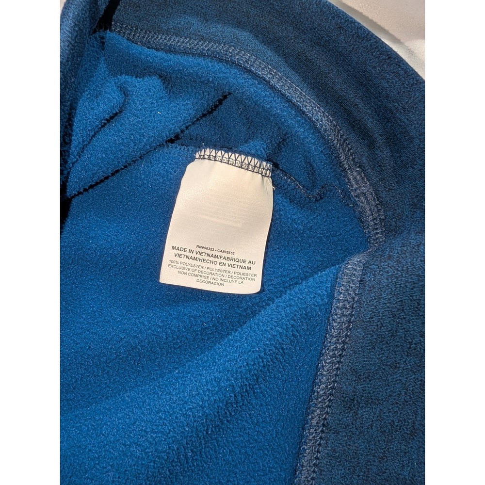 Nike Golf Mens Extra Large Long Sleeve Dark Blue Lined Quarter Zip Pullover - Picture 6 of 6